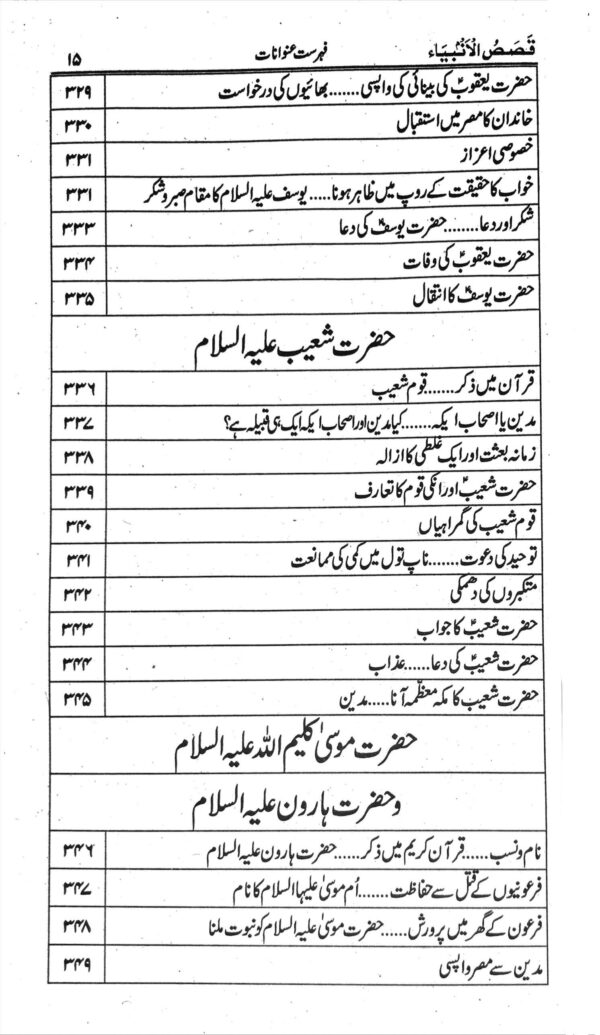 Stories of prophets in urdu Book kitab farosh