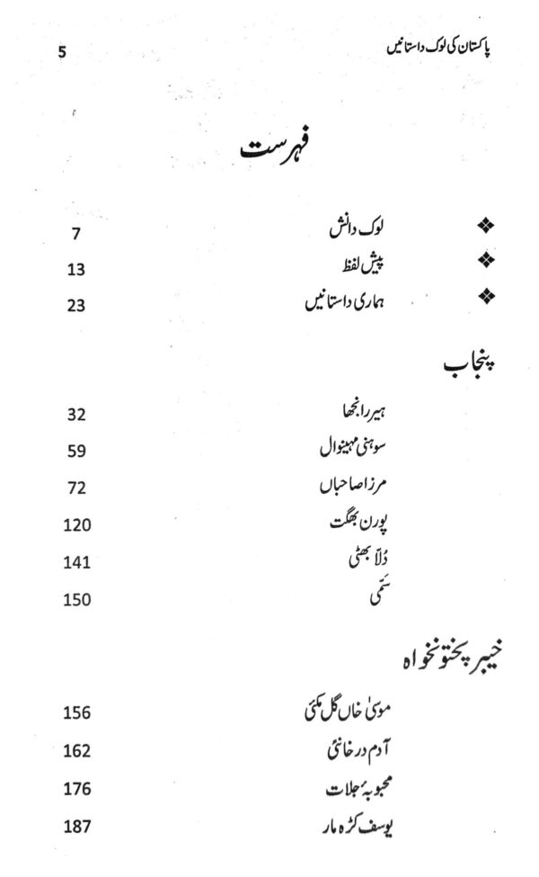 Folk tales of Sindh and punjab urdu