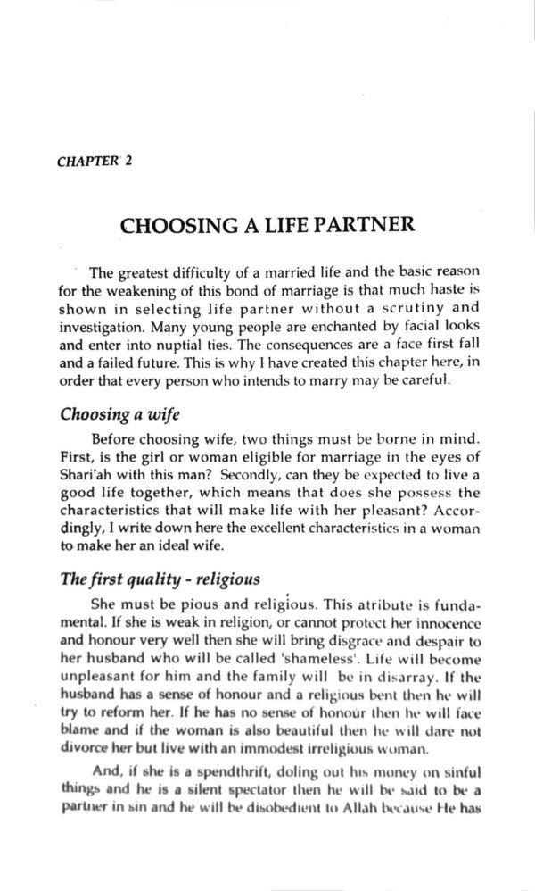 Guiding Principles of Married Life