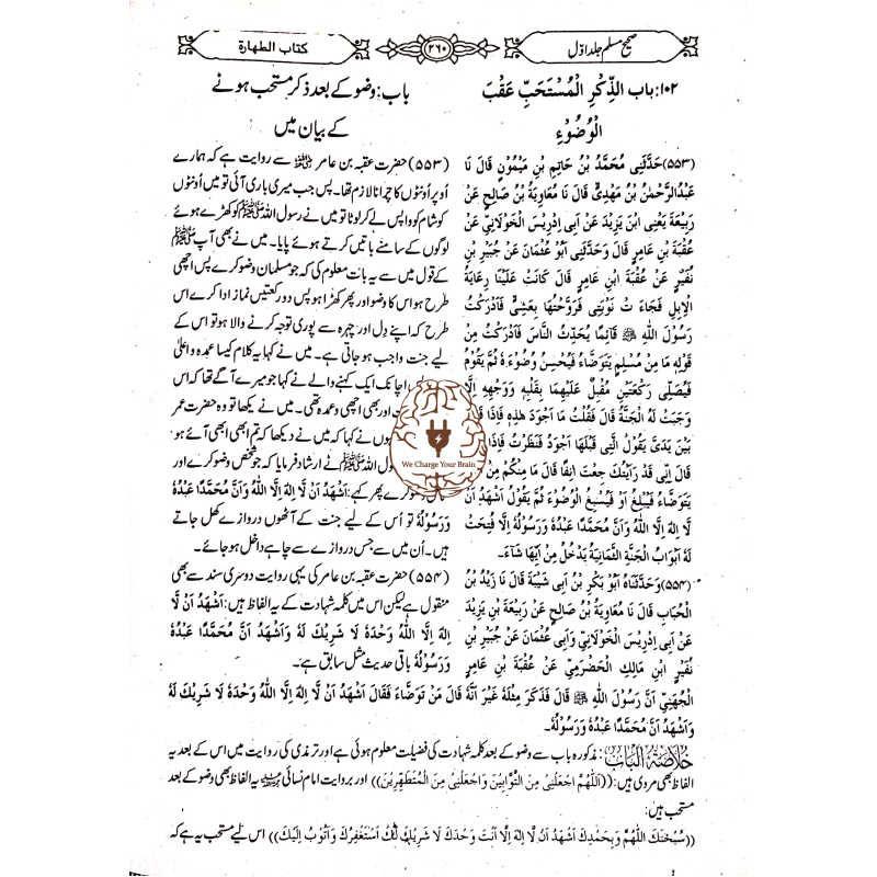 صحیح مسلم شریف مع مختصر شرح و ترجمہ 3جلد