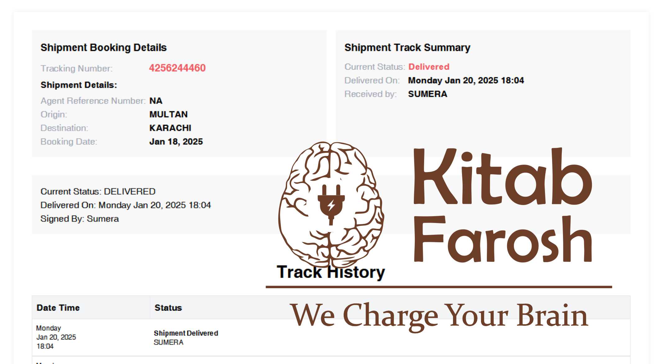 KitabFaroshDeliveryReportByTCSForProof KitabFaroshDeliveryReportByTCSForProof