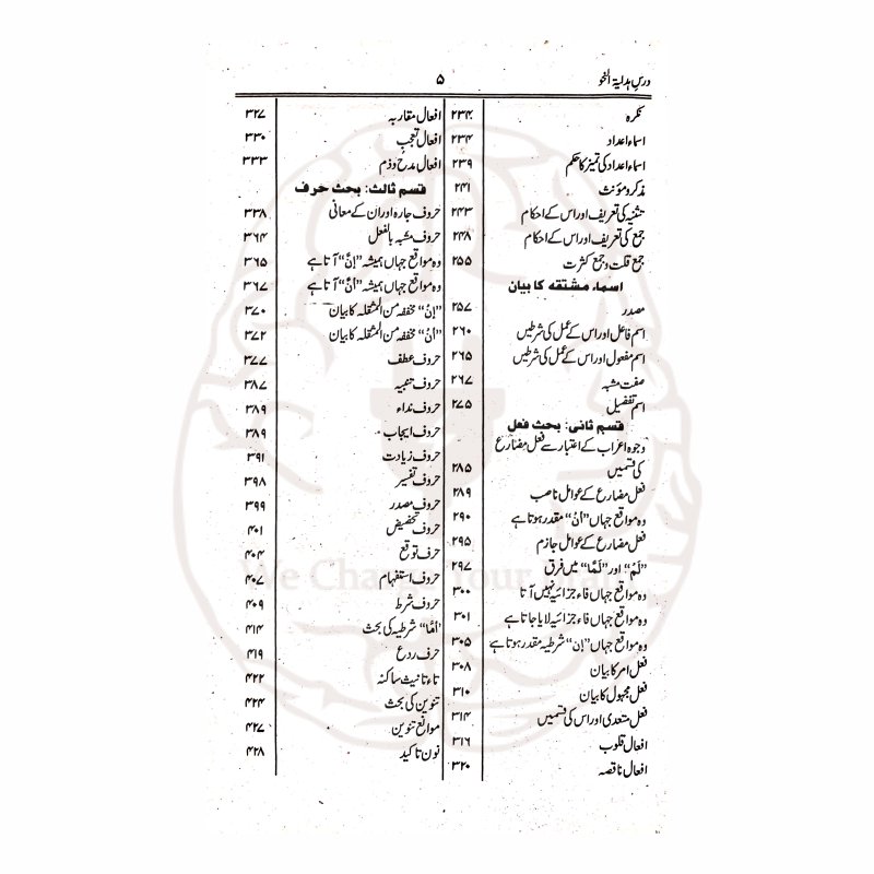 درس ہدایۃ النحو (اردو شرح)۔