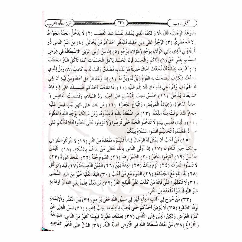 تکمیل الادب – نفحۃ العرب کی آسان اور تحقیقی شرح برائے درس نظامی