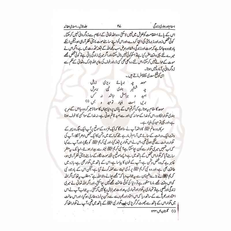 اسلام اور ہماری زندگی از مفتی محمد تقی عثمانی