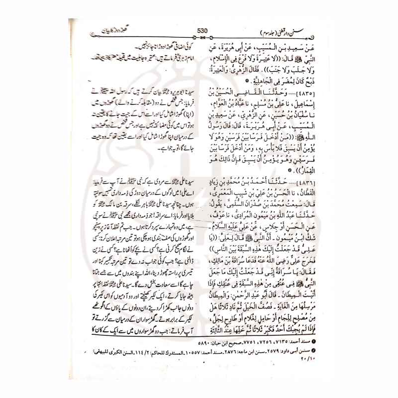 سنن دارقطنی اردو ترجمہ—امام دارقطنیؒ کی مشہور حدیثی کتاب جدید تخریج (شعیب الارنووط) اور آسان فہم اردو ترجمے (فیض اللہ ناصر) کے ساتھ مکمل تحقیق شدہ ایڈیشن۔