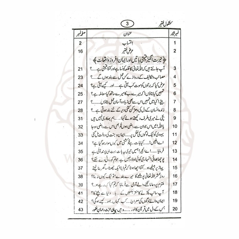 کشکول فقیر دل کی اصلاح، روحانی شفاء اور اولیائے کرام کے ملفوظات پر مشتمل ایک مؤثر اور اثرانگیز کتاب ہے۔