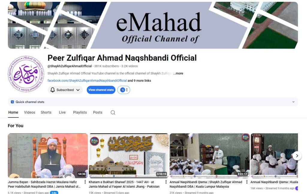 پیر ذوالفقار احمد نقشبندی کون ہیں 3