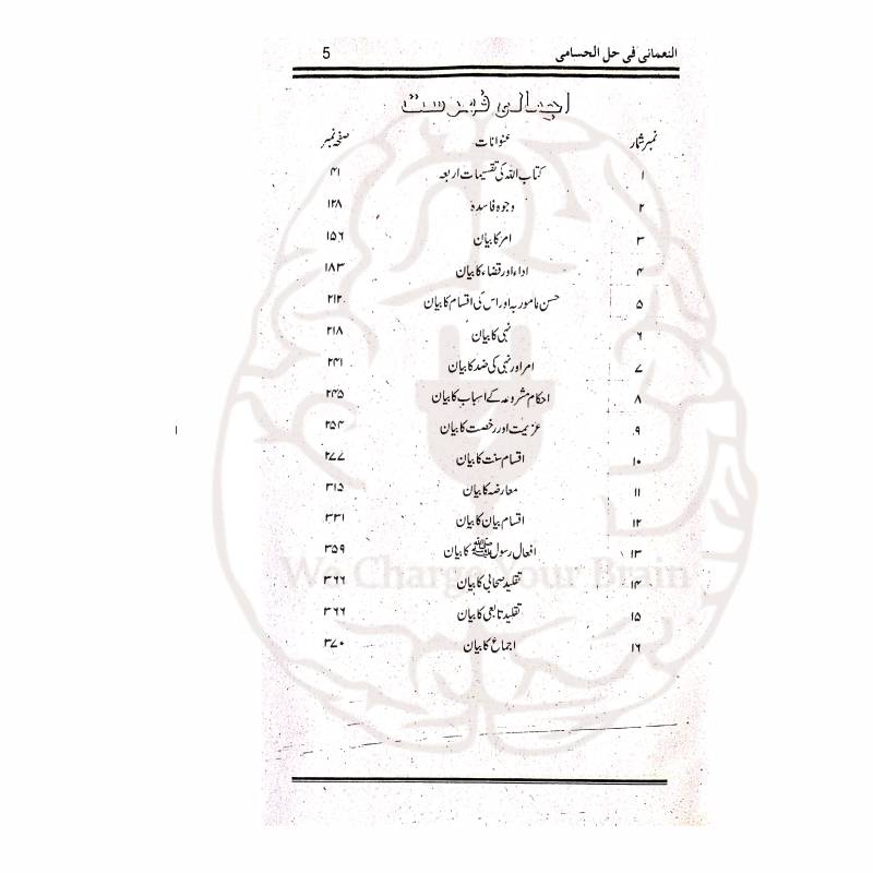 Al Nomani Fi Hal Al Husami Inner Pages Text Analysis and Grammatical Breakdown Verification