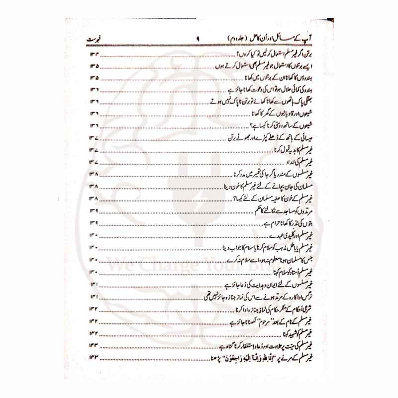 Aapke Masail Aur Unka Hal New Takhreej Edition High Quality Print and Inner Page Footnotes Kitabfarosh