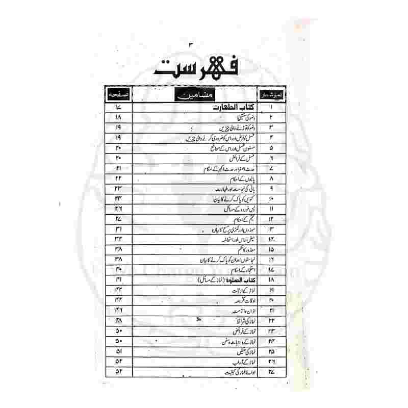 At Tauzeeh uz Zaroori Taharat and Namaz Rules Sample Pages - Kitabfarosh