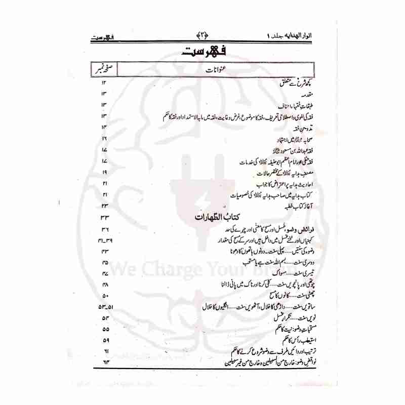 Anwar ul Hidayah Inner Pages with Diacritics and Interlinear Translation - Print Verification Kitabfarosh.com